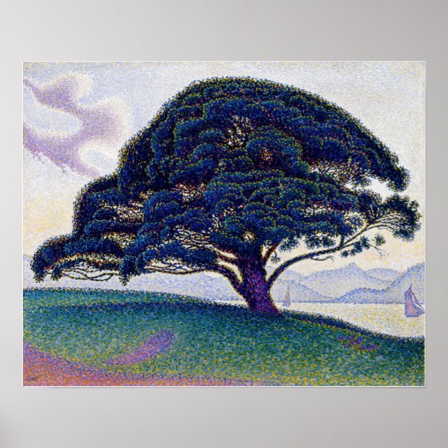 Poster Paul Signac - O Pinho de Bonaventura (Frente)