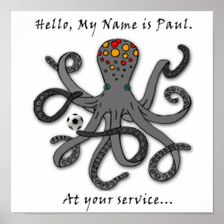 Poster Paul the soccer octopus