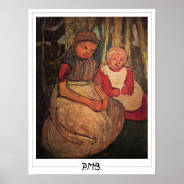 Poster Paula Modersohn-Becker Zedign Cartaz de Arte #140