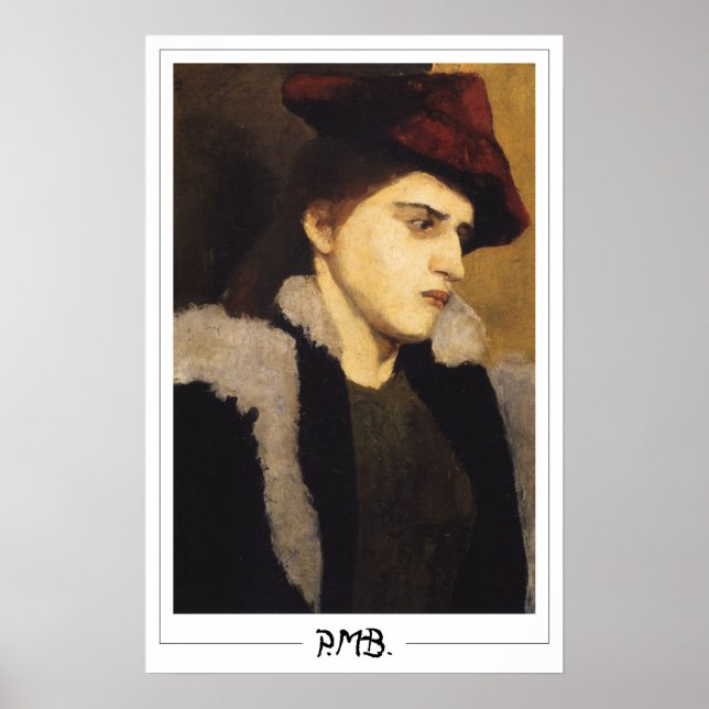 Poster Paula Modersohn-Becker Zedign Cartaz de Arte #144 (Frente)