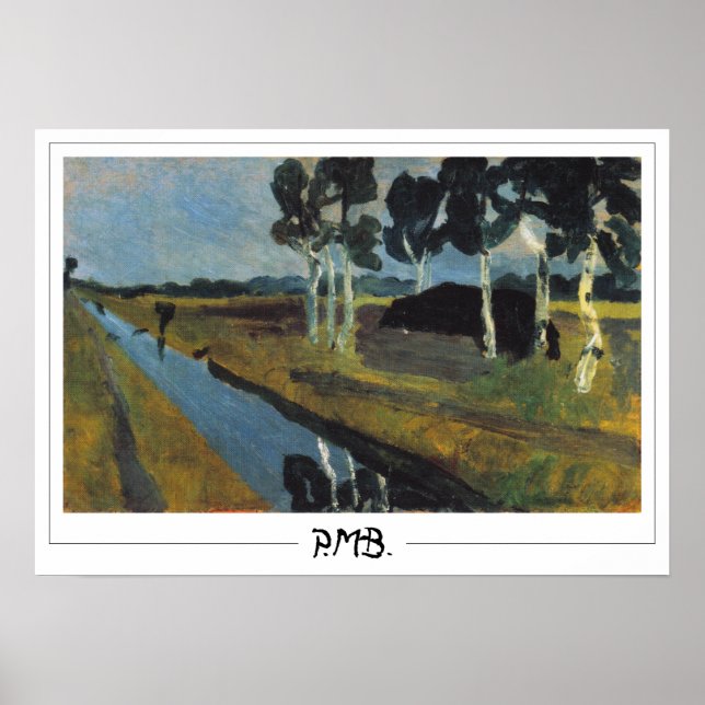 Poster Paula Modersohn-Becker Zedign Cartaz de Arte #184 (Frente)