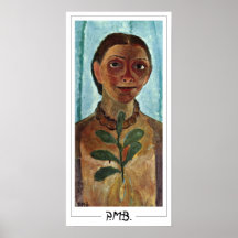 Paula Modersohn-Becker Zedign Cartaz de Arte #192