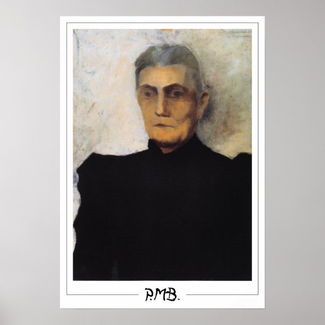 Poster Paula Modersohn-Becker Zedign Cartaz de Arte #31 (Frente)