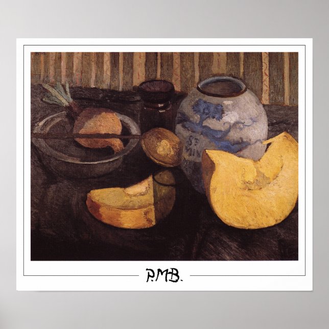 Poster Paula Modersohn-Becker Zedign Cartaz de Arte #81 (Frente)