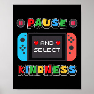 Poster Pausar E Selecionar A Unidade Anti-Bullying Do Jog