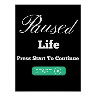 Pôster Paused Life