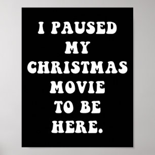 Poster Pausei meu filme de Natal para estar aqui - Holid 