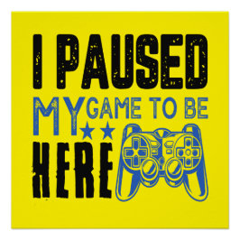 PÔSTER PAUTEI MEU JOGO...