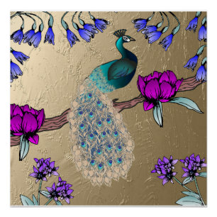 Pôster Pavão Dourado