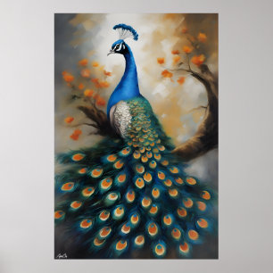 Pôster   Pavão   Pintura