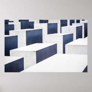 Poster Pavimentos de betão branco