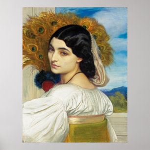 Poster Pavônia - Frederic Leighton