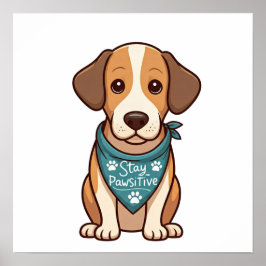 Poster Pawsitivo