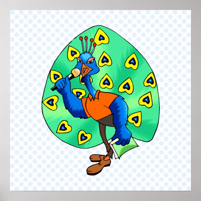 Poster Paxton Peacock (Frente)