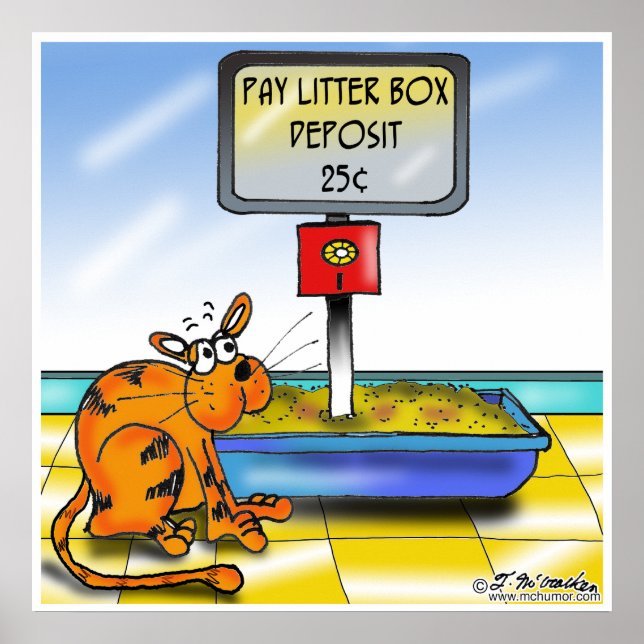 Pôster Pay Litter Box (Frente)