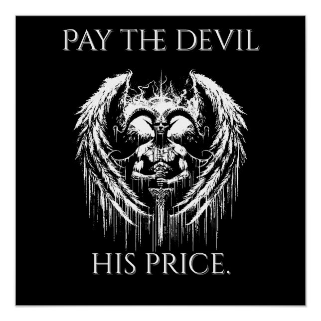 Pôster Pay the Devil His Price (Frente)