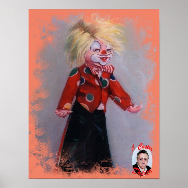 Poster Payaso/Pallaso/Palhaço (Frente)