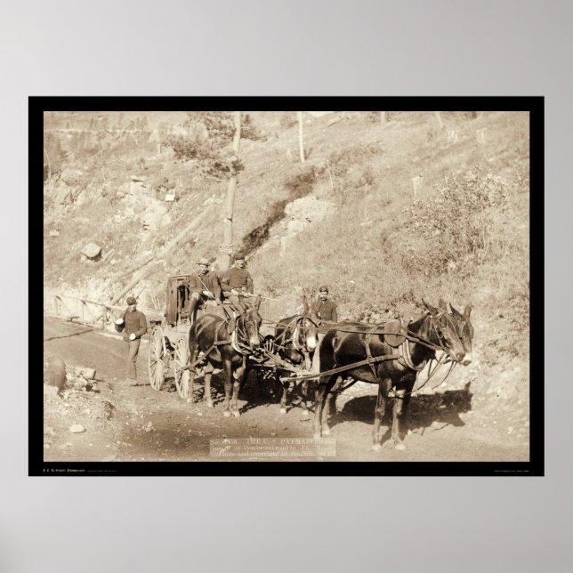 Poster Paymaster e Guarda Fort Meade SD 1888 (Frente)