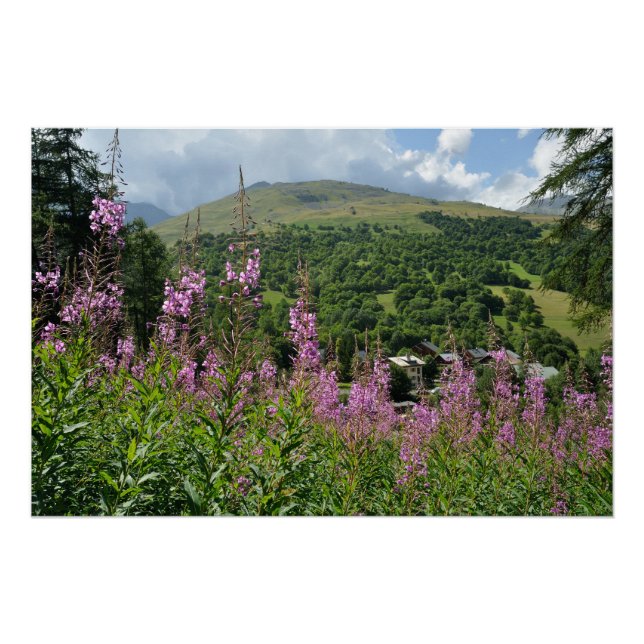 Pôster paysage de montagne (Frente)
