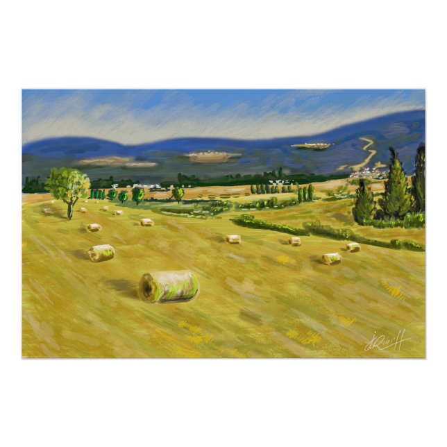 Pôster Paysage de villard de lans et méaudre. (Frente)