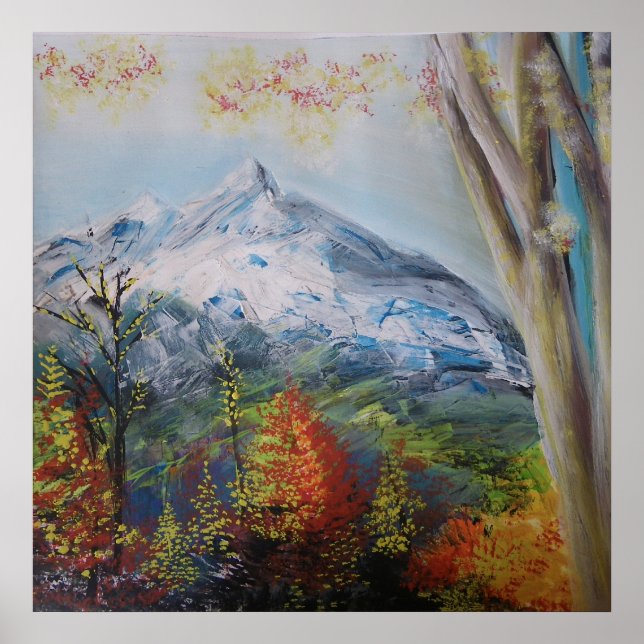 Pôster Paysage des Alpes 3 (Frente)