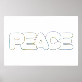 Poster Paz, a palavra, Cartaz