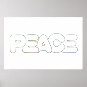Poster Paz, a palavra, Cartaz