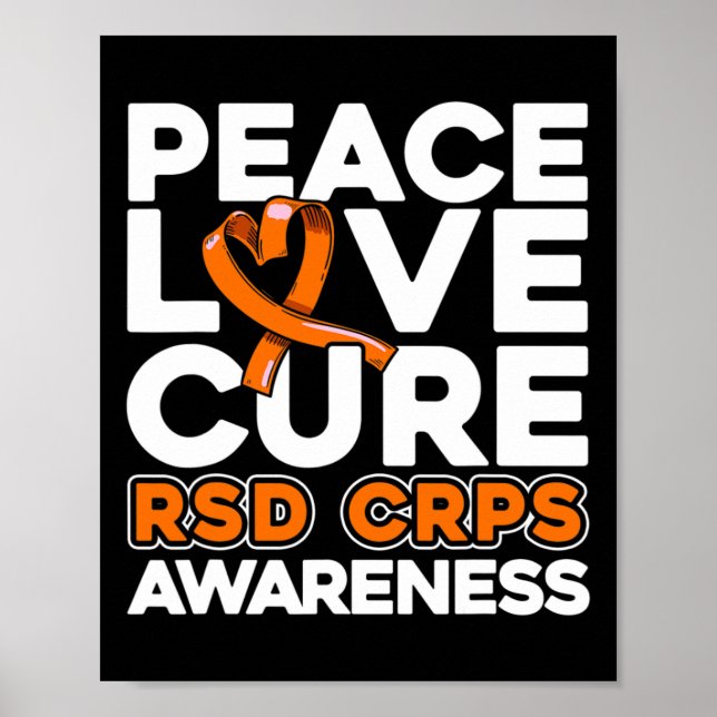 Poster Paz Amor Cura Sensibilização Do Csd Crps (Frente)