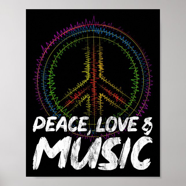 Poster Paz, Amor E Paz Musical (Frente)