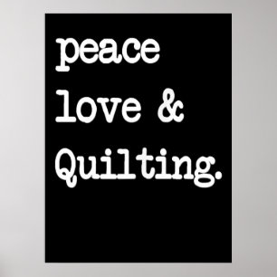 Poster Paz Amor e Quilintar Presente de Corte