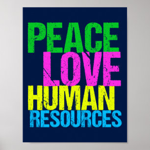 Pôster Paz Amor Recursos Humanos