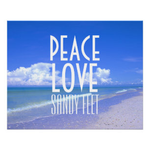 Pôster Paz, Amor, Sandy Feet