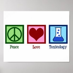 Poster Paz Amor Toxicologia