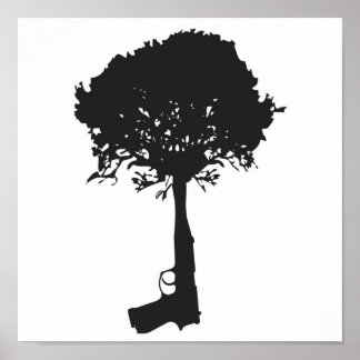 Pôster paz de crescimento