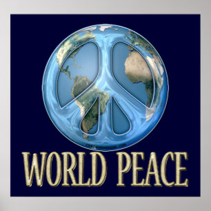 Pôster Paz de mundo