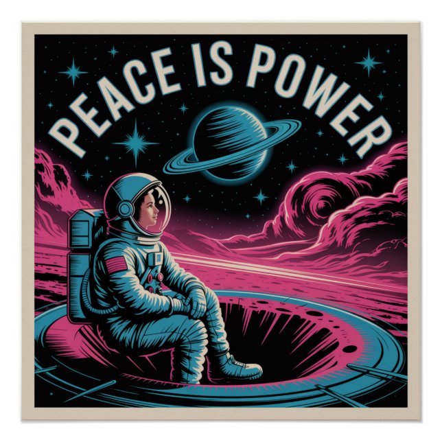 Pôster Paz É Poder (Frente)