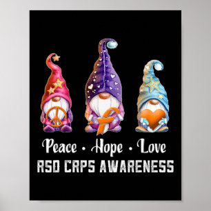 Poster Paz Esperança Amor Gnomos Rsd Crps Consciência