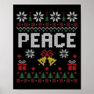 Poster Paz Eu Venho Em Paz Natal Casal Combinando Ug