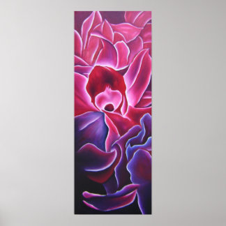 Poster Paz havaiana - Orquídea em Petróleo por WithAnF Fi