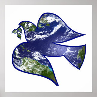 Poster Paz na Terra Dove