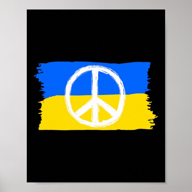 Poster Paz para a Ucrânia 1  (Frente)