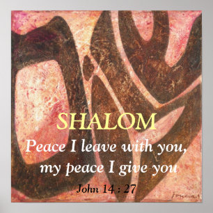 Pôster Paz que eu deixo com você, minha paz mim soldado