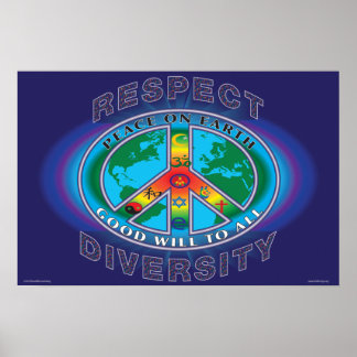 PÔSTER PAZ SOBRE A GOODWILL TERRESTRE A TODOS