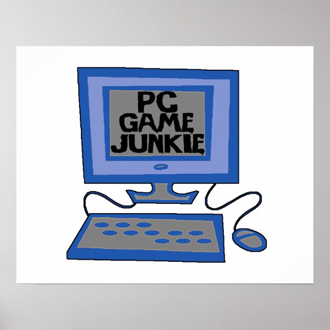 Pôster PC Game Junkie (Frente)