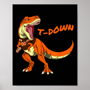 Poster Pé de Tiranossauro Rex de Dinossauro de Cleveland 