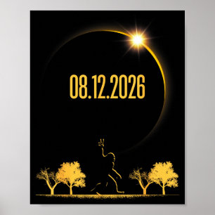 Poster Pé-grande 08.12.26 Eclipse Total do Sol 2026