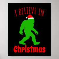 Pé Grande Engraçado Eu Acredito No Natal