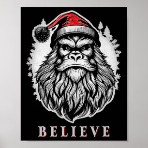 Poster Pé Grande Natal - Acredite em Pé Grande Vestindo S