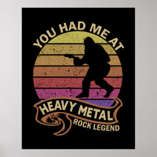 Poster Pé Grande Que Você Me Teve Na Lenda Do Rock Da Med