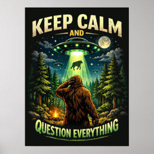 Poster Pé Grande Sasquatch